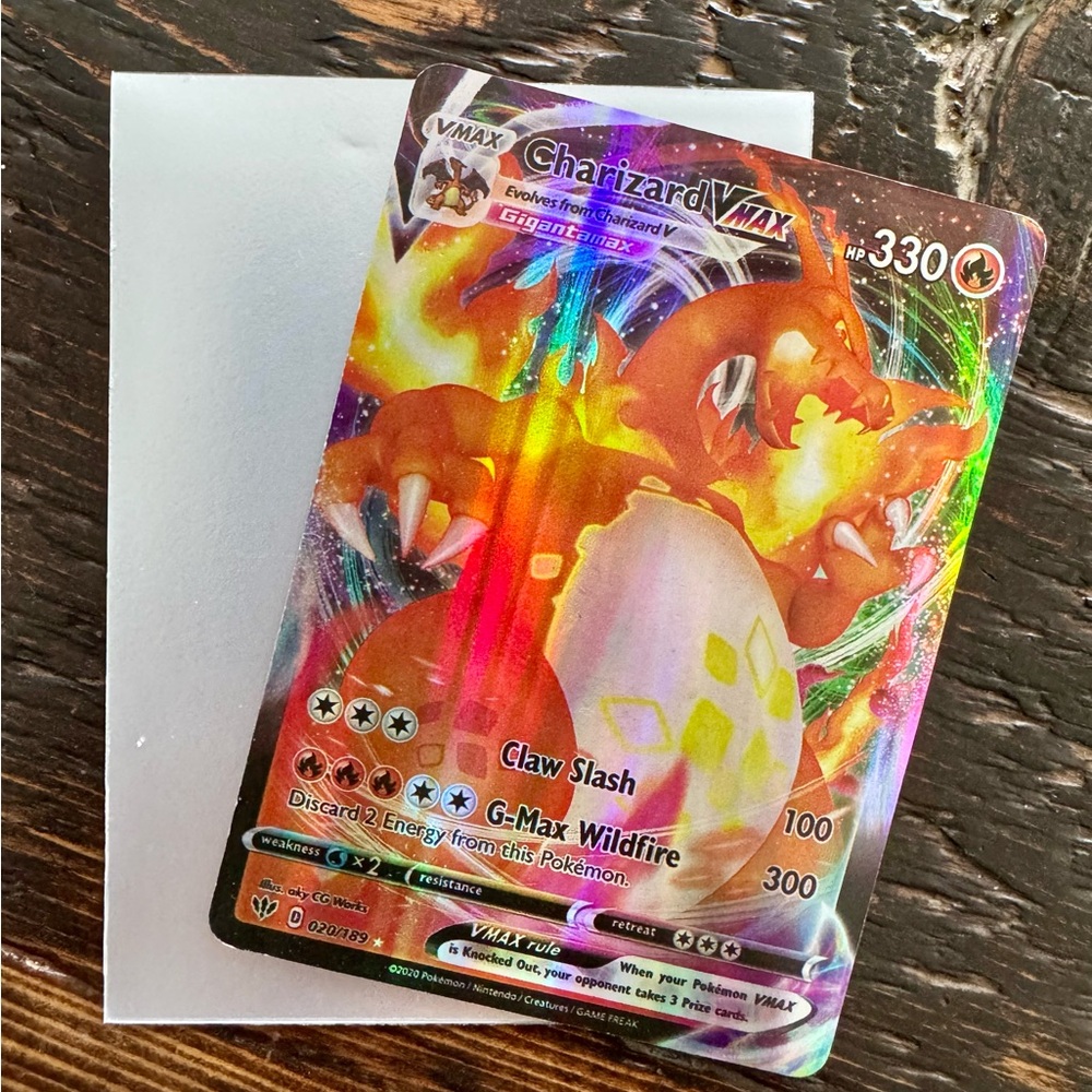 Pokemon Charizard VMAX Card - Mint Condition